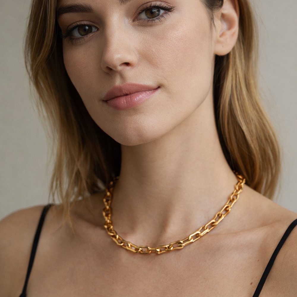 Chain Necklace 17” New